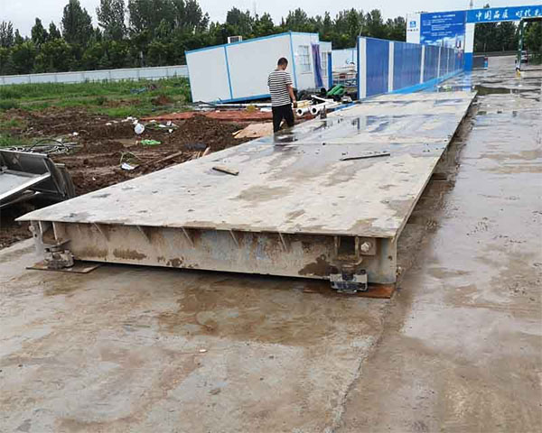 新鄉(xiāng)原陽中建一局項(xiàng)目地磅改造柯力電器