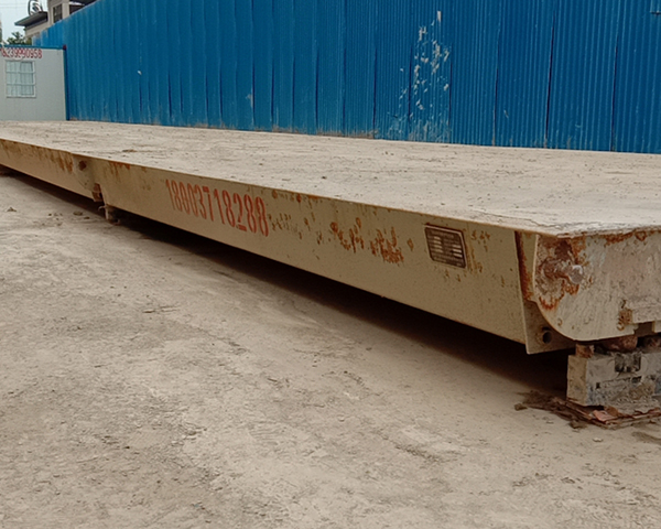 太康上?；▓@售樓部3/16米100噸拆裝地磅