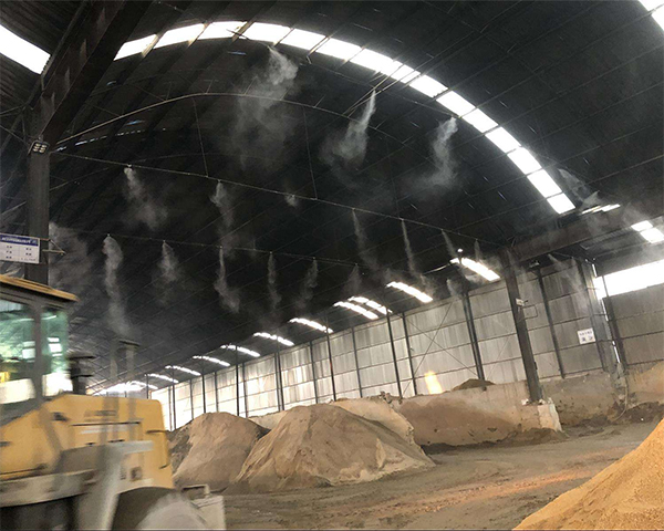 車間除塵降塵噴淋造霧機(jī)組成