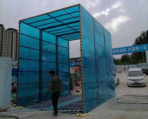 洛陽中建七局項(xiàng)目4/6/5封閉洗車機(jī)