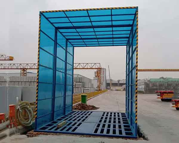 新密中鐵二十三局4/6/4.8米洗車機(jī)、焊煙凈化器