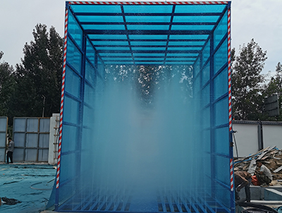 鄭州北環(huán)全封閉工程洗車機4X6X5米