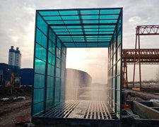 漯河4/8/5米全封閉洗車機安裝